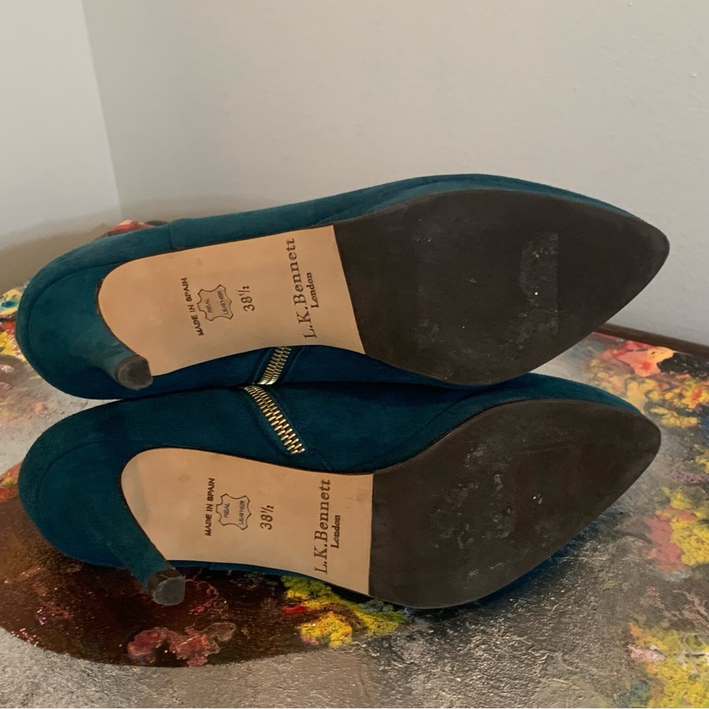LK Bennett Doris Suede Booties - Picture 10 of 12